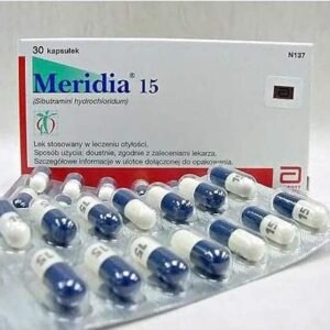 Meridia 15 mg, 90 Capsules, Abbot